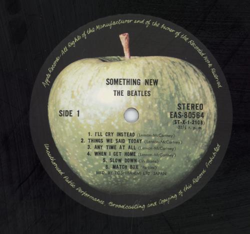 The Beatles Something New + Obi Japanese vinyl LP album (LP